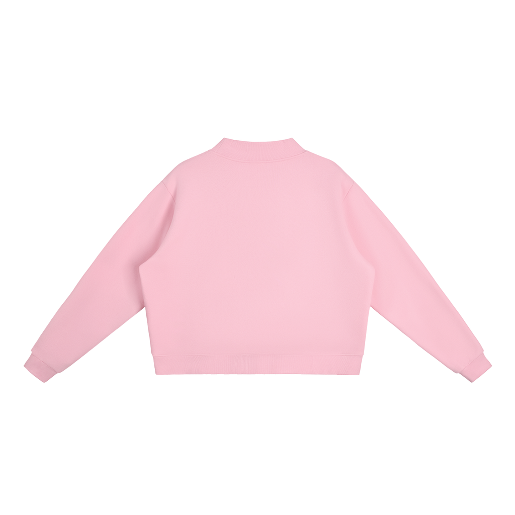Rhody Life East Bay Stitched Fleece Mock-Neck Crew Sweatshirt