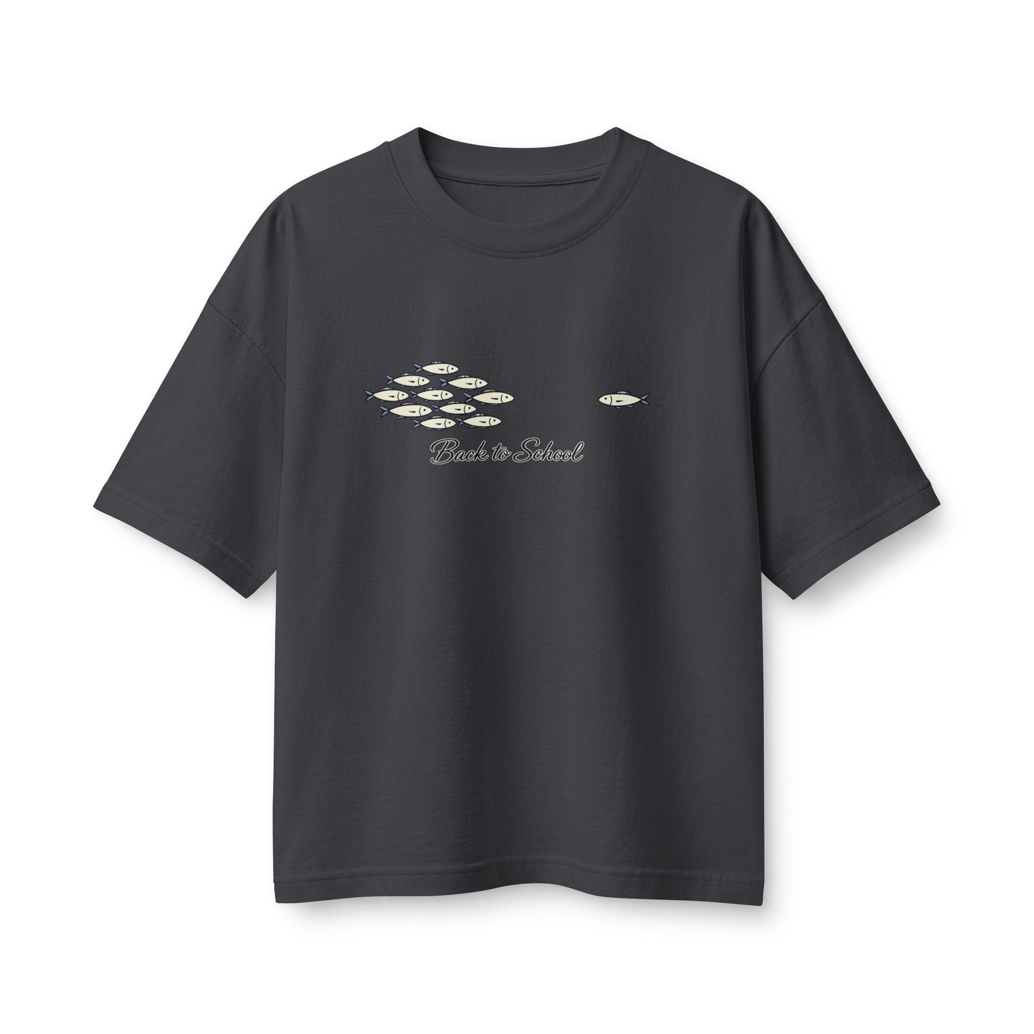 Rhody Life "Back to School" Women's Tee Dark — Coastal Fish School Graphic