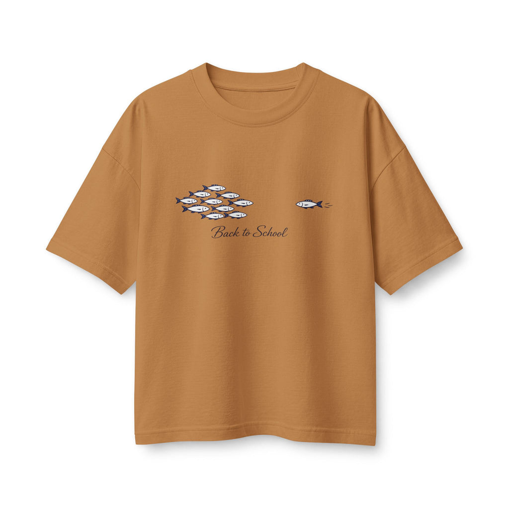 Back to School Fish Tee — "Rhody Life" Coastal Graphic T-Shirt