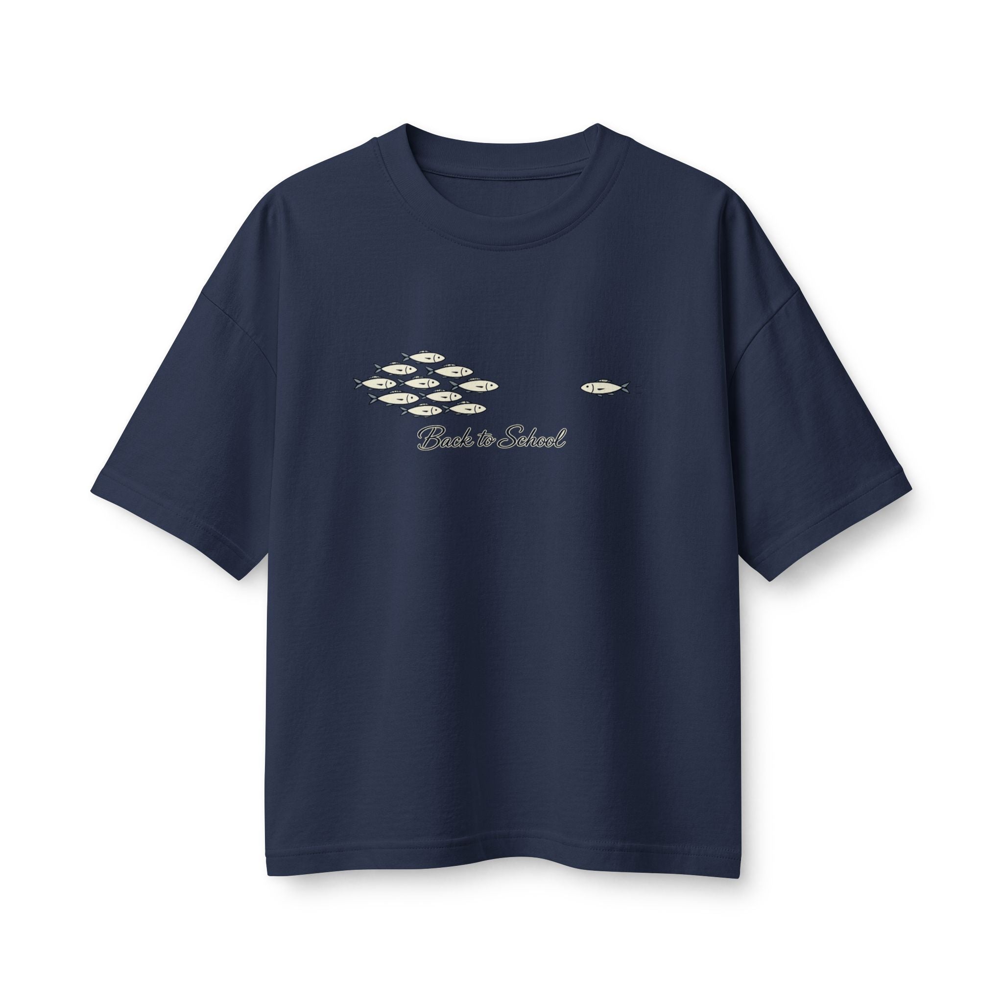 Rhody Life "Back to School" Women's Tee Dark — Coastal Fish School Graphic