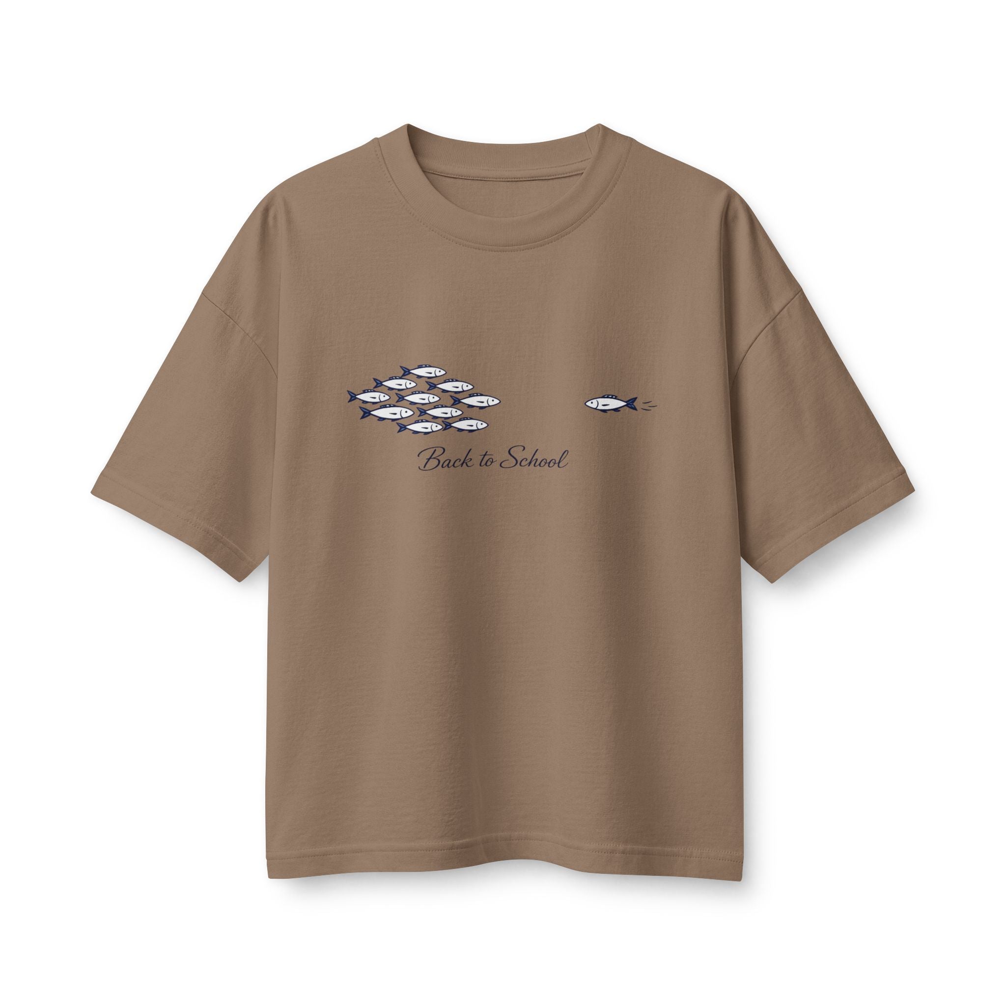 Back to School Fish Tee — "Rhody Life" Coastal Graphic T-Shirt
