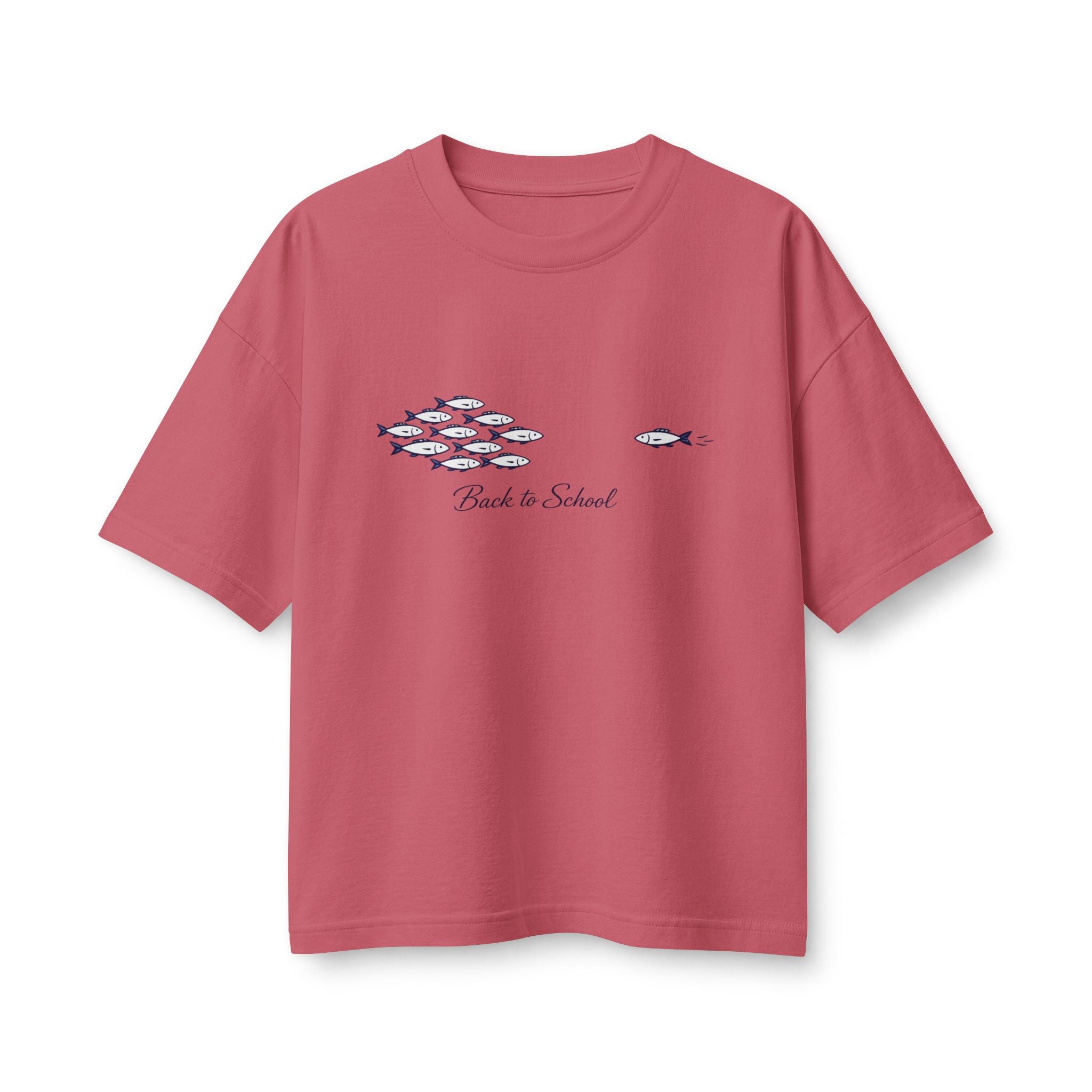 Back to School Fish Tee — "Rhody Life" Coastal Graphic T-Shirt