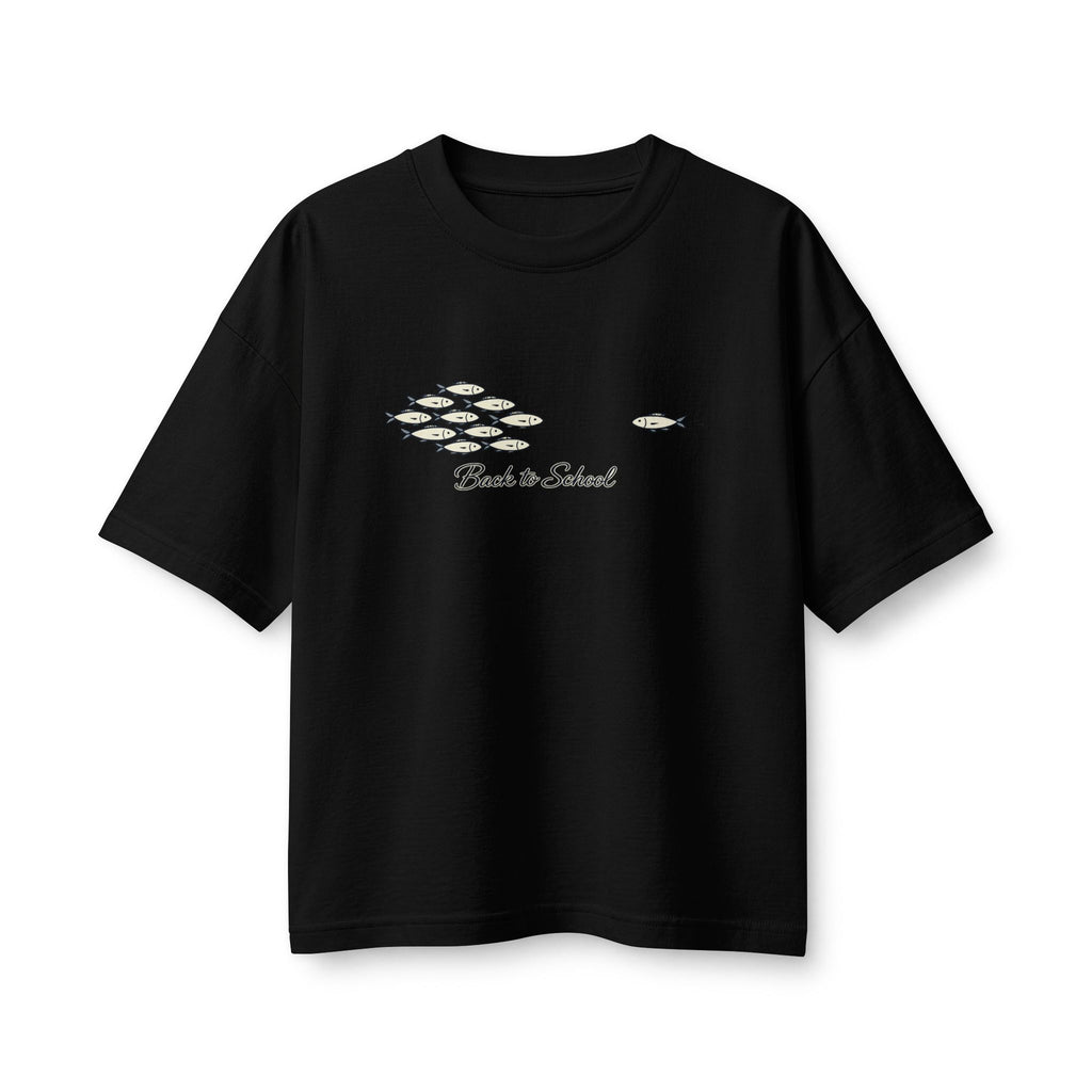 Rhody Life "Back to School" Women's Tee Dark — Coastal Fish School Graphic