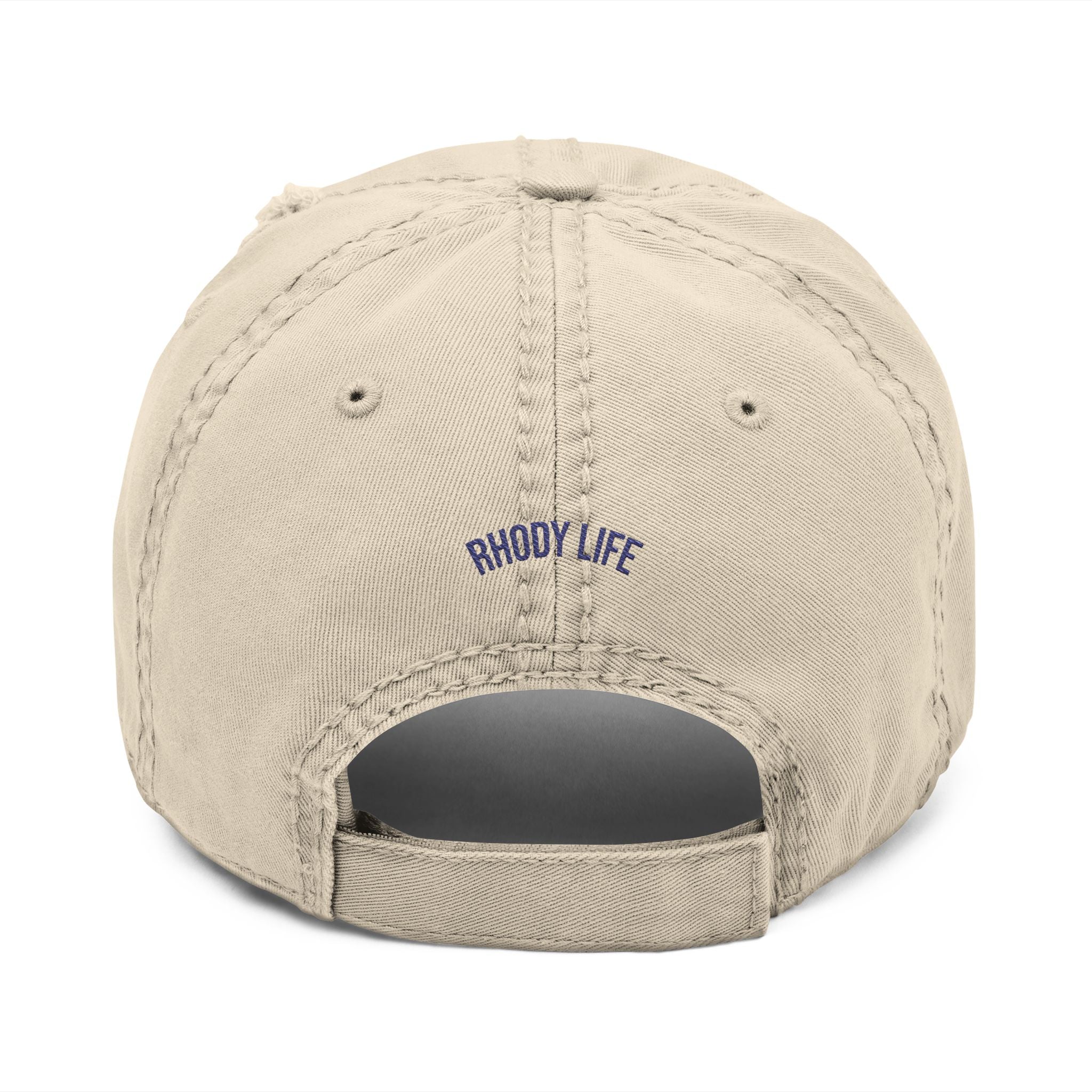 Bristol Distressed Dad Hat — Embroidered Vintage City Cap
