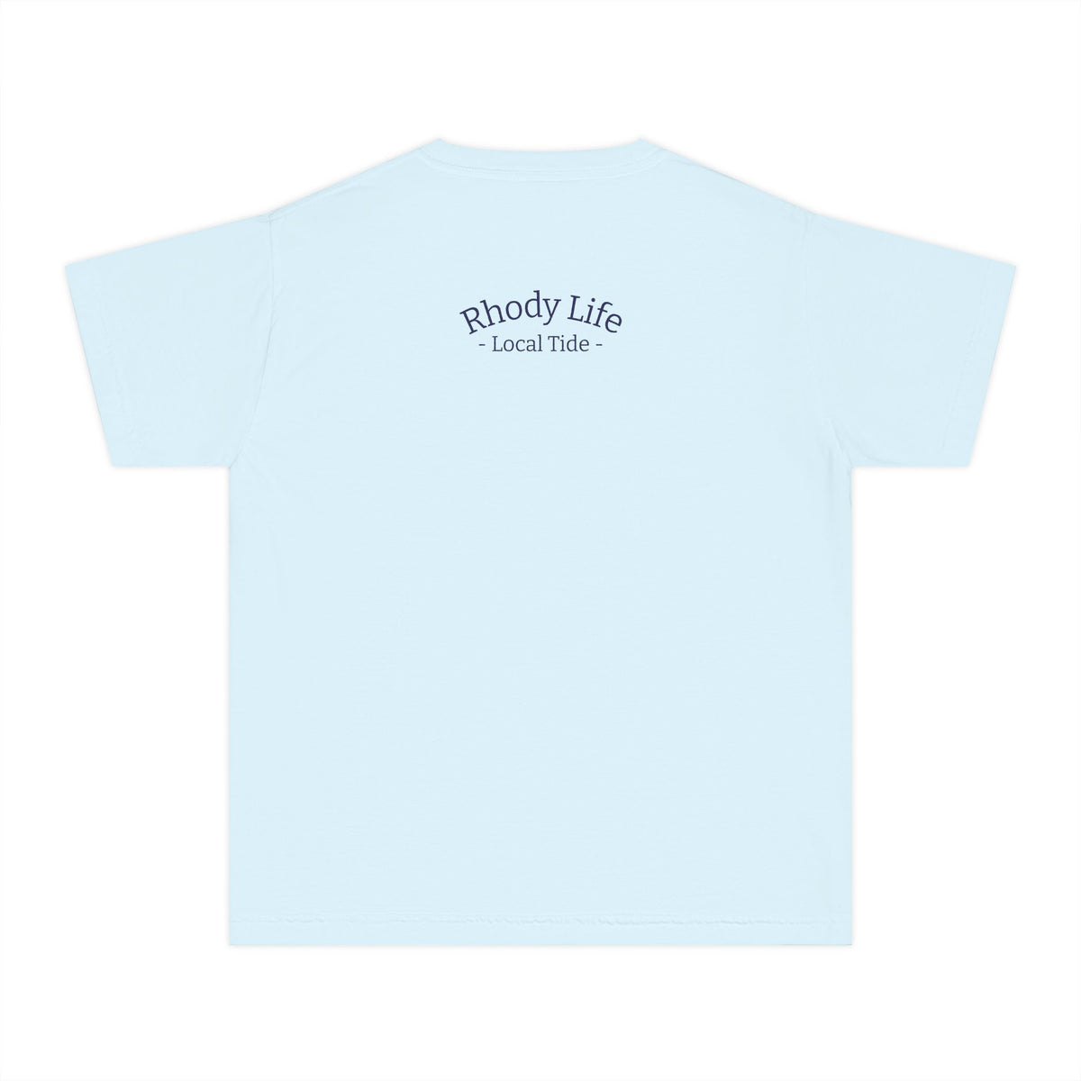 Youth Tee — Back to School Fish Tee — "Rhody Life" Coastal Graphic T-Shirt