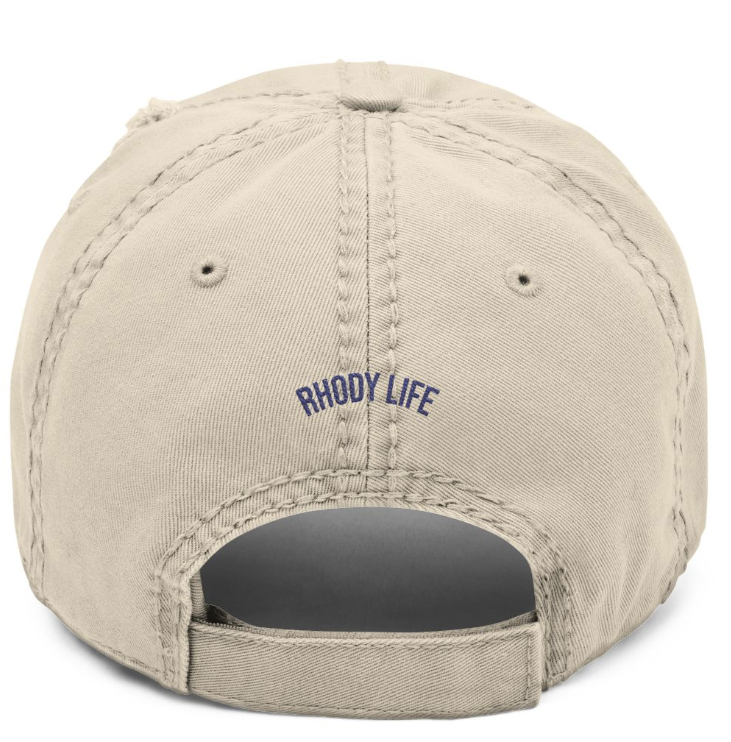 Bristol 250th pennant Dad Hat | Distressed embroidered cap