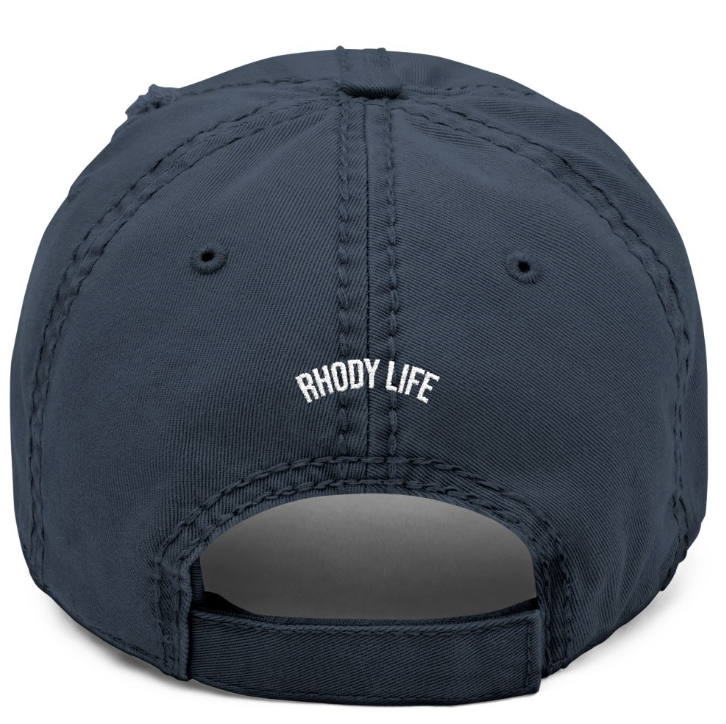Bristol 250th Pennant Distressed Dad Hat – Navy Cotton Twill