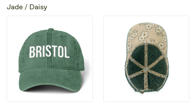 Women's Pigment-Dyed Cap with Fashion Undervisor (Embroidery)