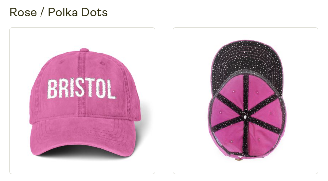 Women's Pigment-Dyed Cap with Fashion Undervisor (Embroidery)