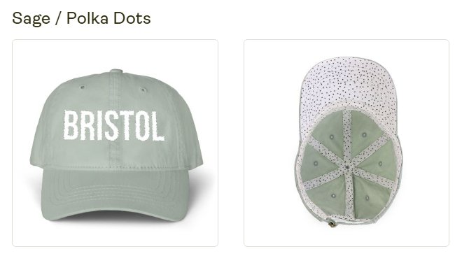 Women's Pigment-Dyed Cap with Fashion Undervisor (Embroidery)