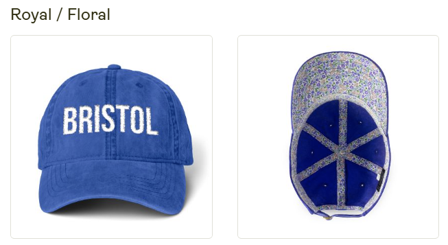 Women's Pigment-Dyed Cap with Fashion Undervisor (Embroidery)