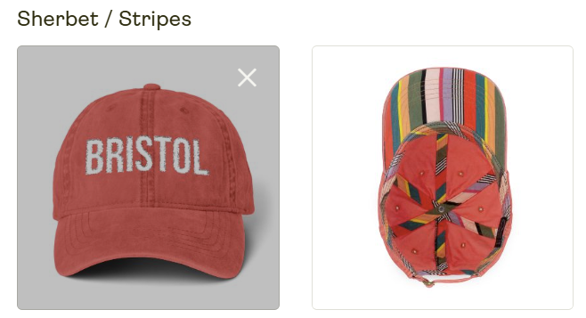 Women's Pigment-Dyed Cap with Fashion Undervisor (Embroidery)