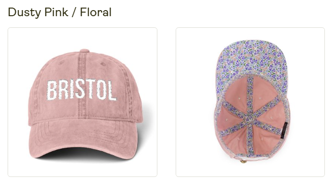 Women's Pigment-Dyed Cap with Fashion Undervisor (Embroidery)