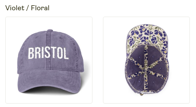 Women's Pigment-Dyed Cap with Fashion Undervisor (Embroidery)