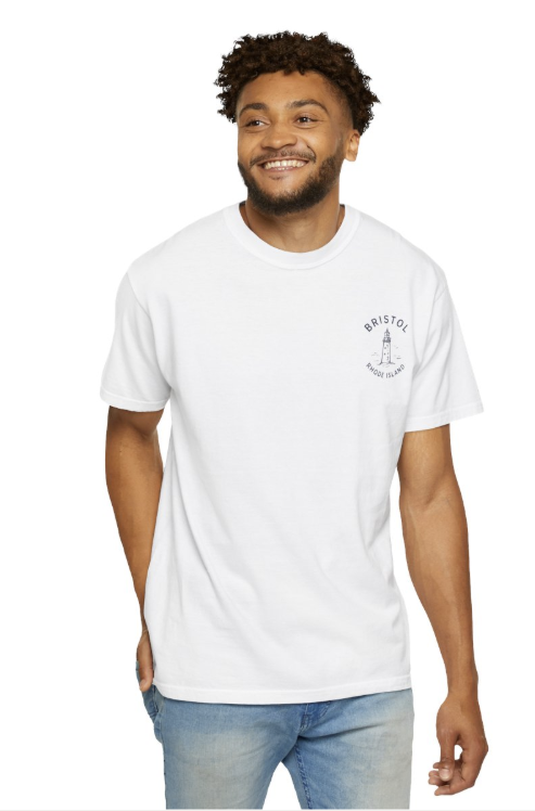 Bristol Beach Club Lighthouse Graphic T-Shirt