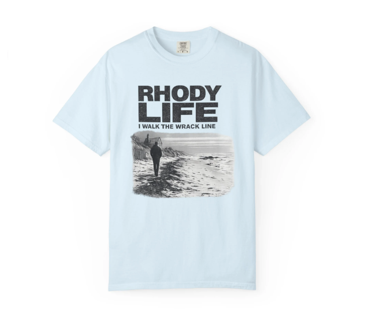 Rhody Life Wrack Line Tee | Support Rhode Island Shoreline Access