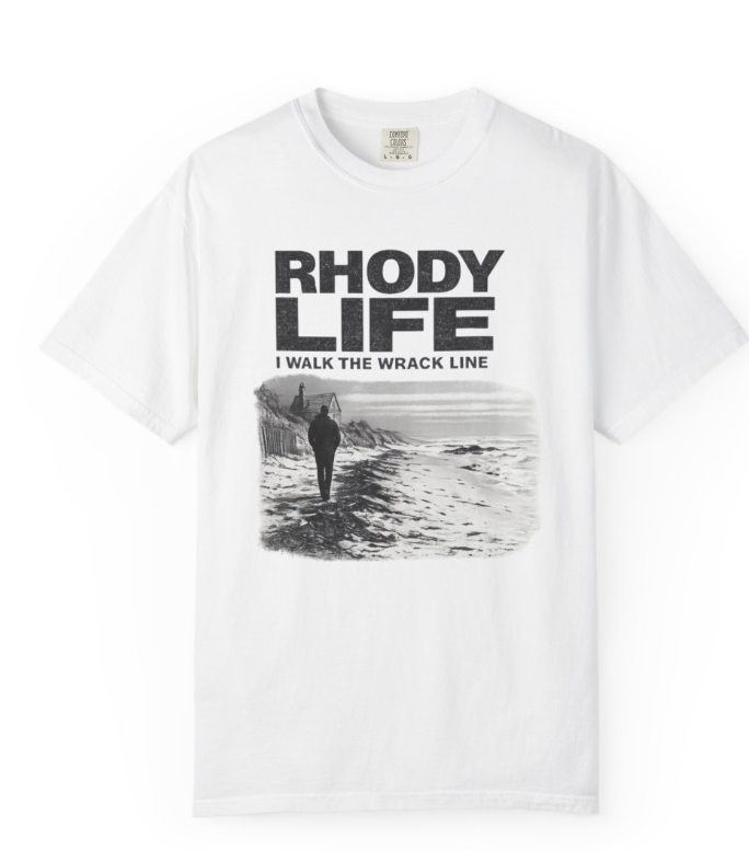 Rhody Life Wrack Line Tee | Support Rhode Island Shoreline Access