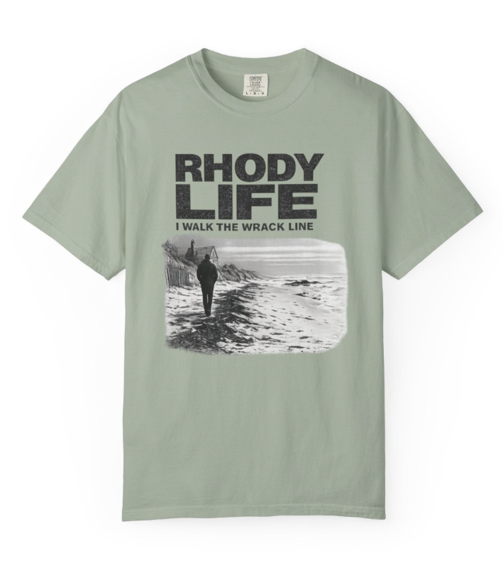 Rhody Life Wrack Line Tee | Support Rhode Island Shoreline Access
