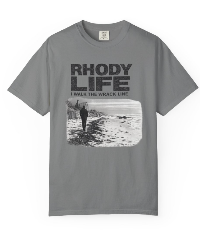 Rhody Life Wrack Line Tee | Support Rhode Island Shoreline Access