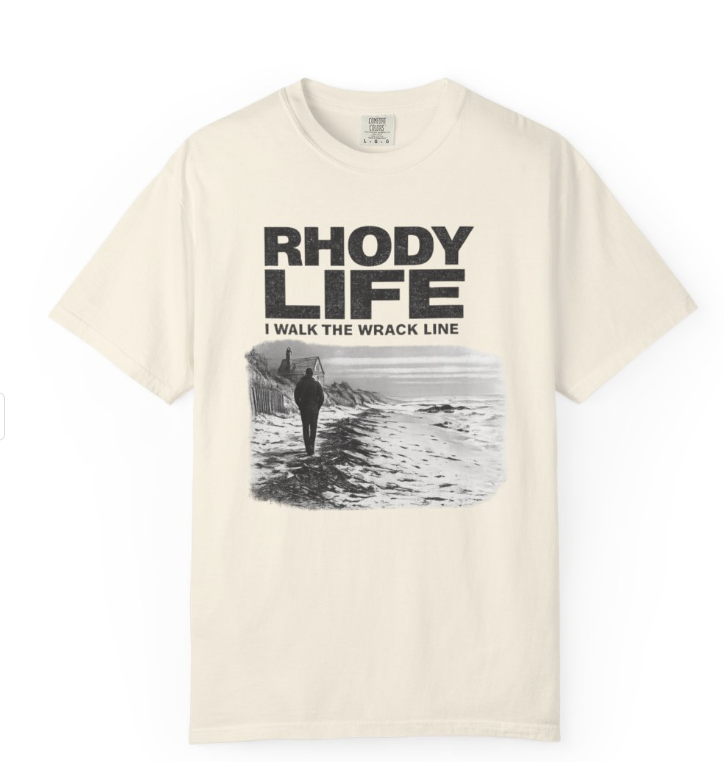 Rhody Life Wrack Line Tee | Support Rhode Island Shoreline Access