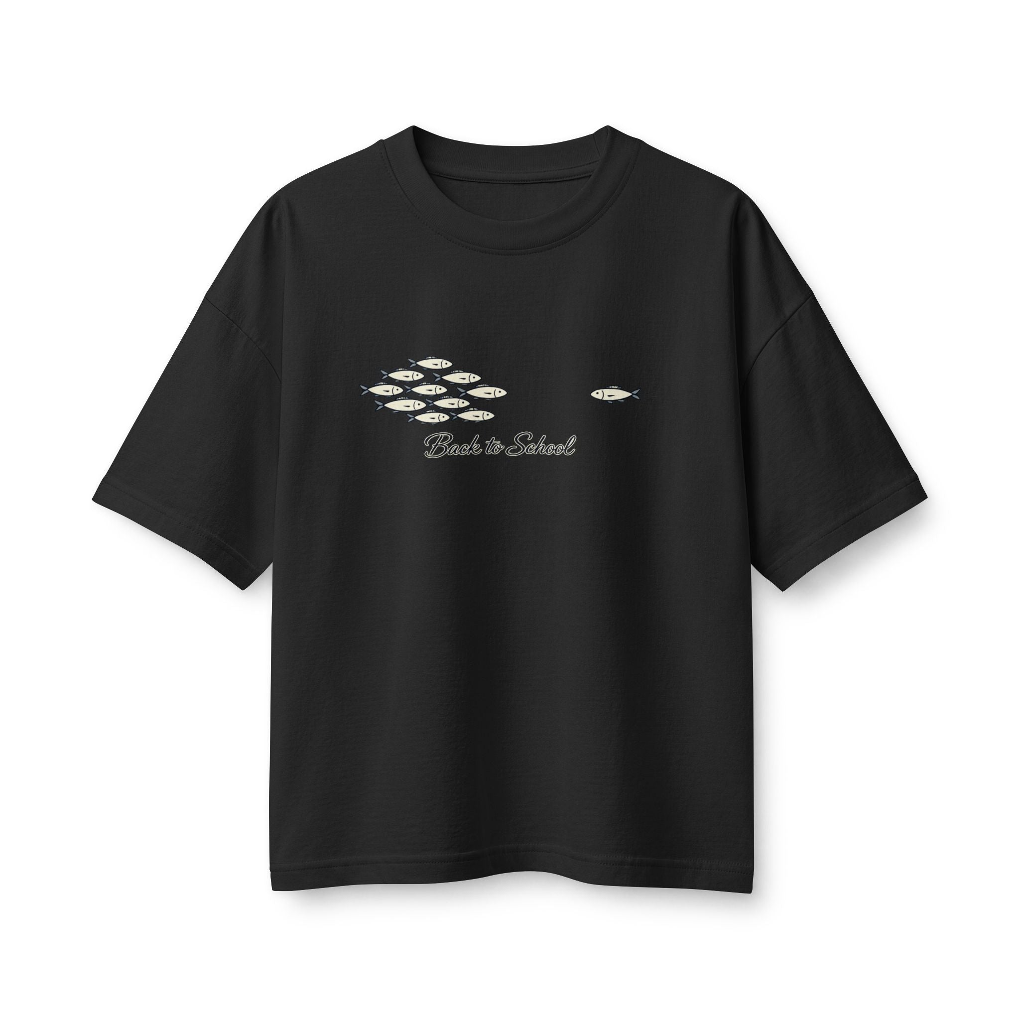 Rhody Life "Back to School" Women's Tee Dark — Coastal Fish School Graphic