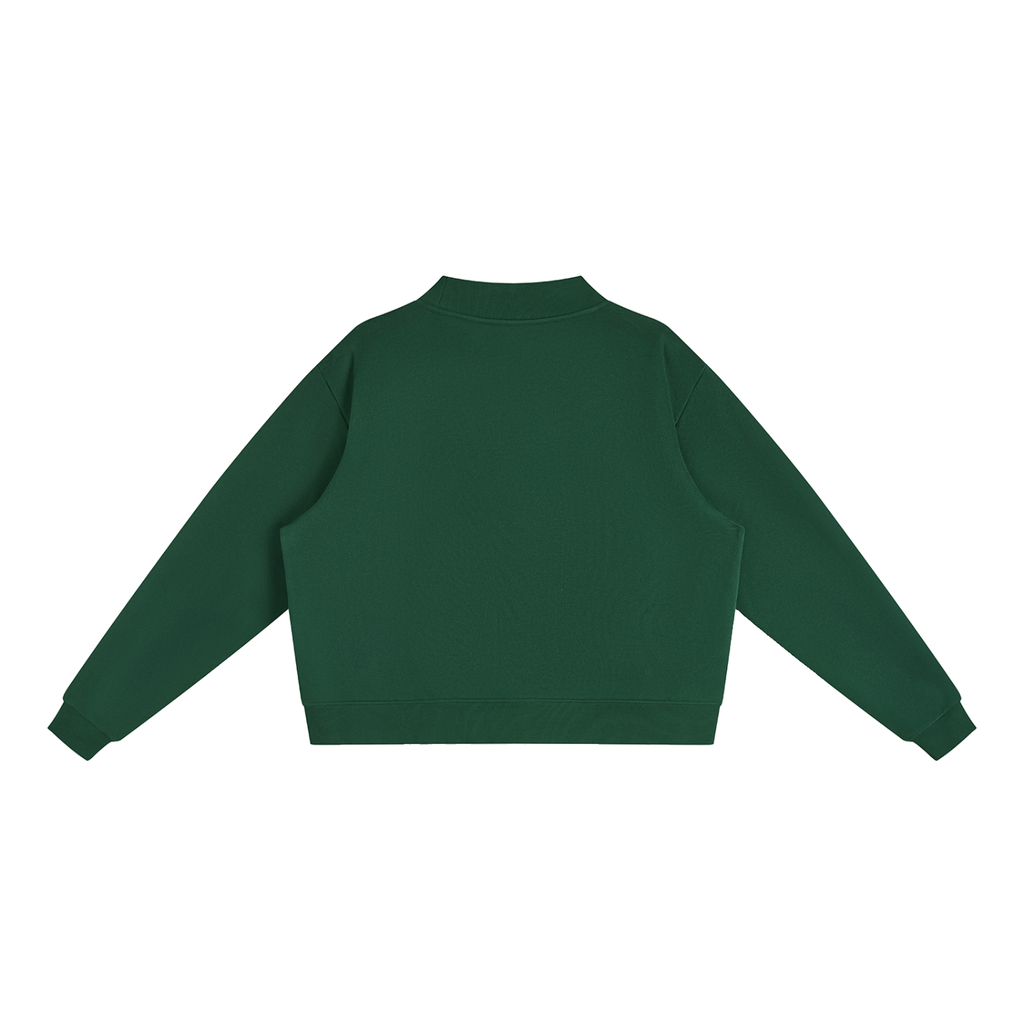 Rhody Life East Bay Stitched Fleece Mock-Neck Crew Sweatshirt