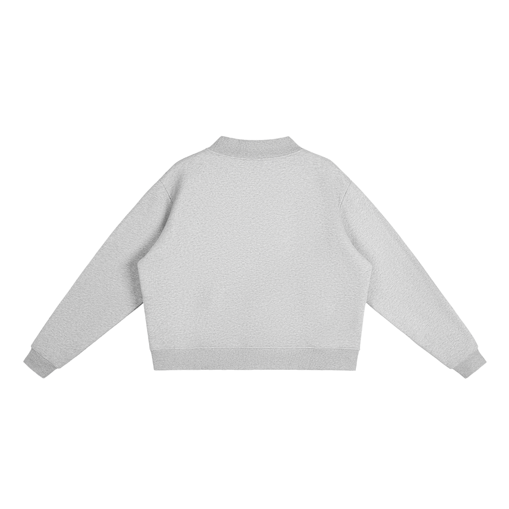 Rhody Life East Bay Stitched Fleece Mock-Neck Crew Sweatshirt
