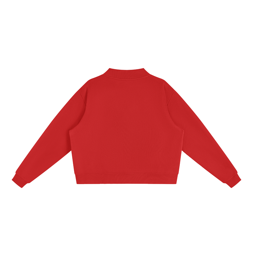 Rhody Life East Bay Stitched Fleece Mock-Neck Crew Sweatshirt
