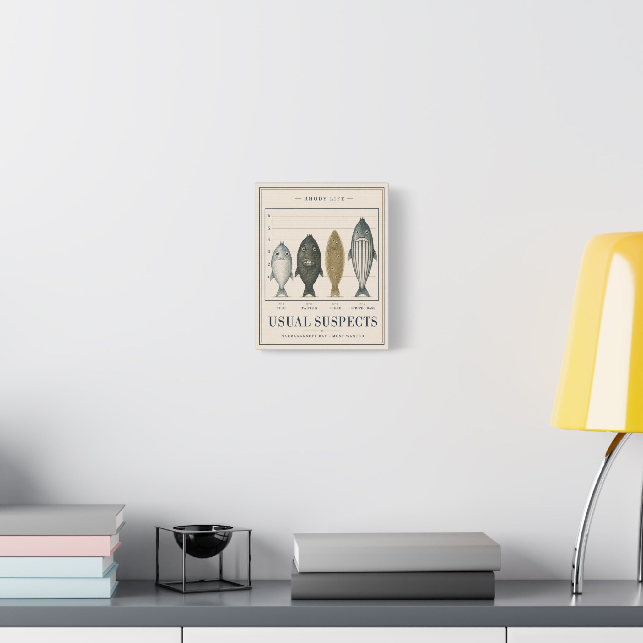 Usual Suspects Canvas Art - Narragansett Bay's Most Wanted
