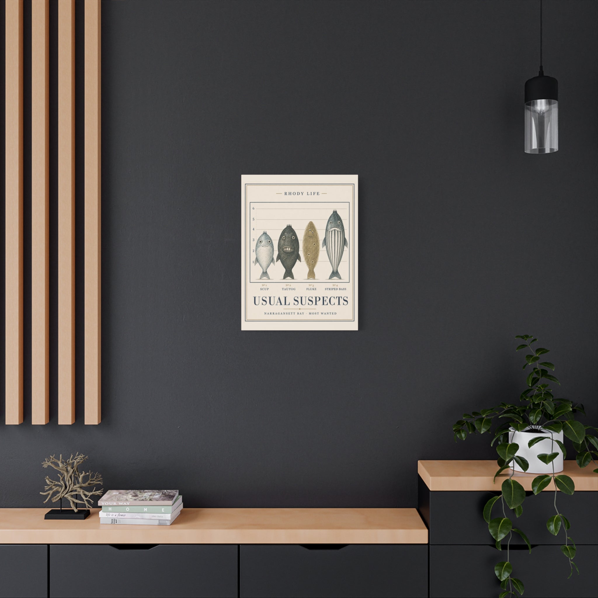 Usual Suspects Canvas Art - Narragansett Bay's Most Wanted