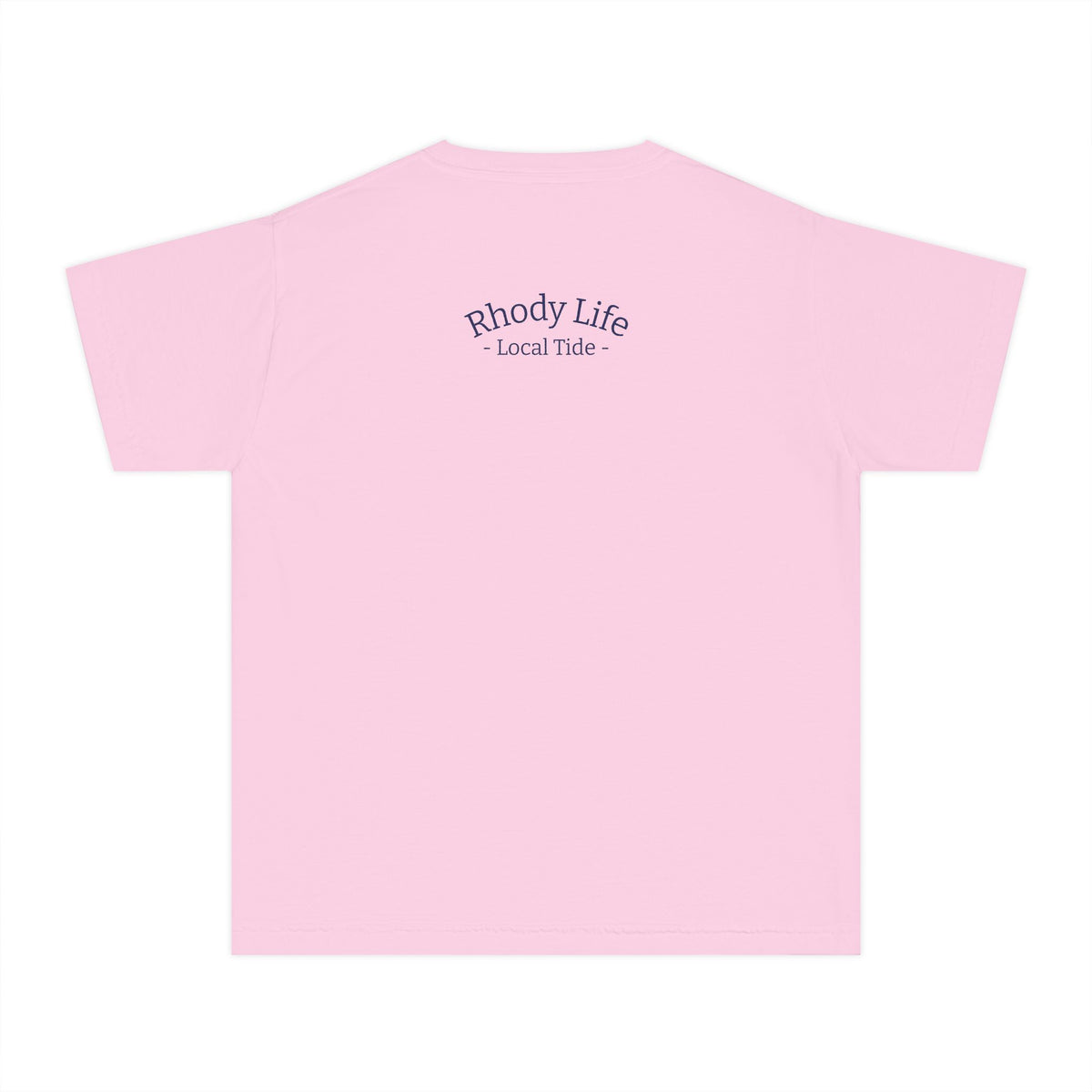 Youth Tee — Back to School Fish Tee — "Rhody Life" Coastal Graphic T-Shirt