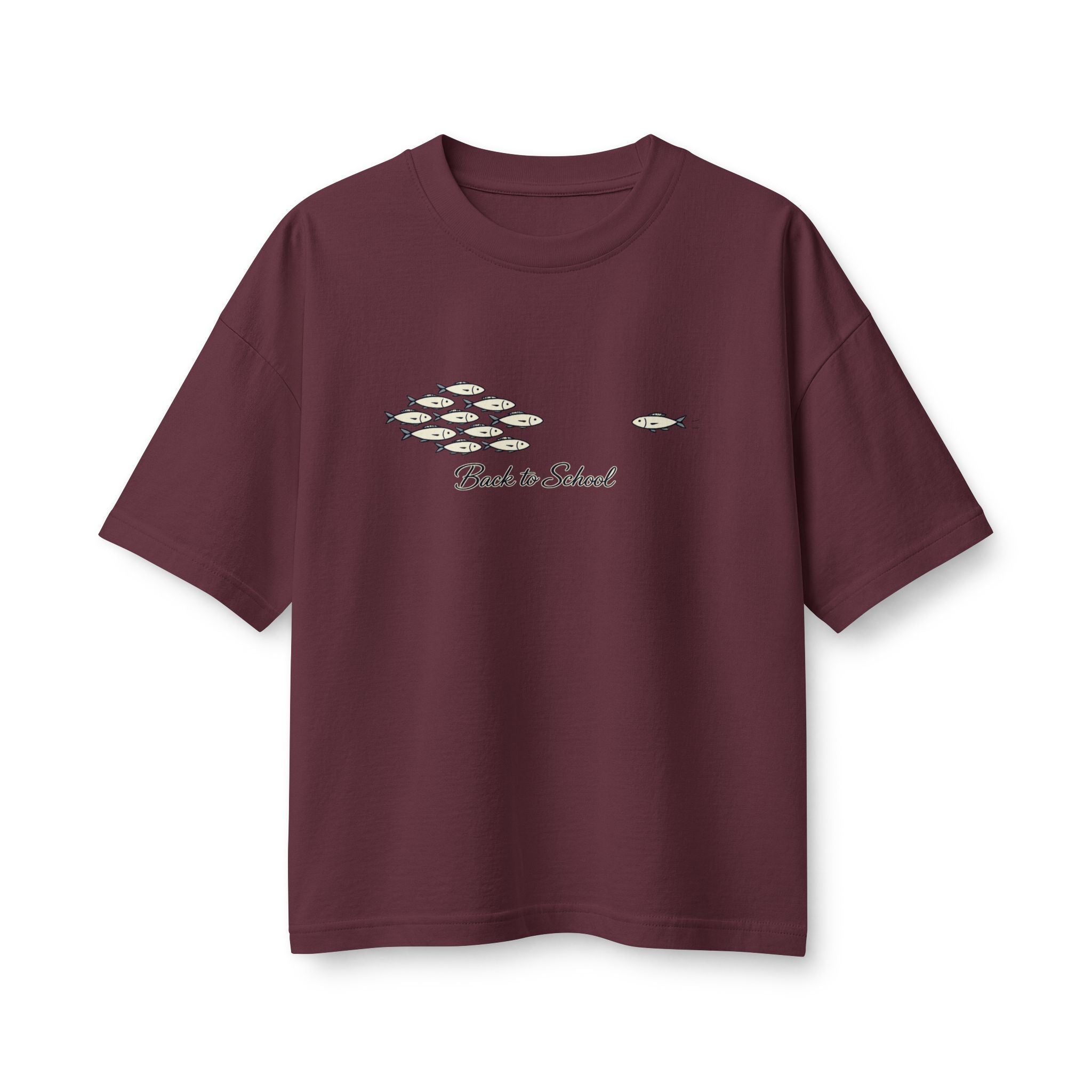 Rhody Life "Back to School" Women's Tee Dark — Coastal Fish School Graphic