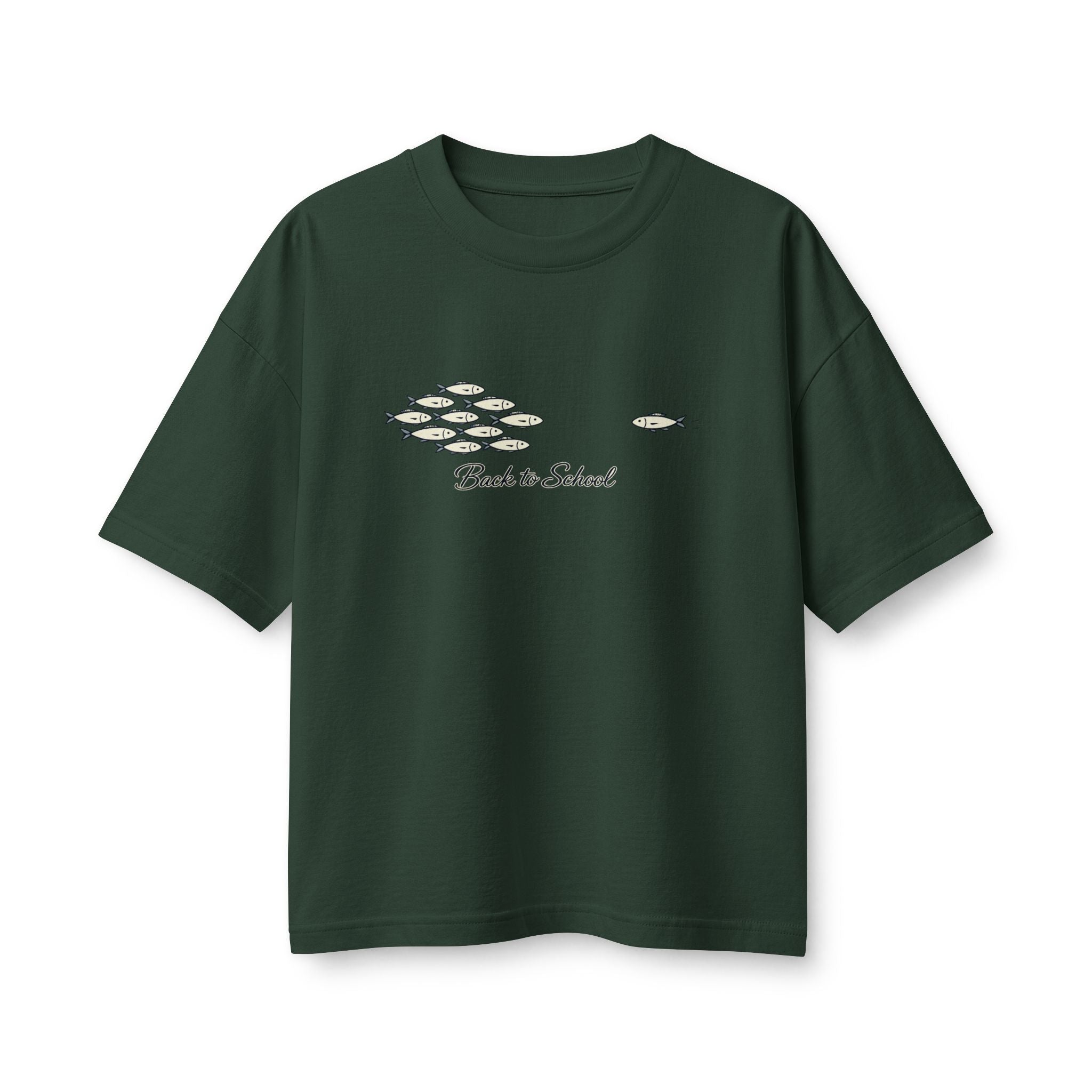 Rhody Life "Back to School" Women's Tee Dark — Coastal Fish School Graphic