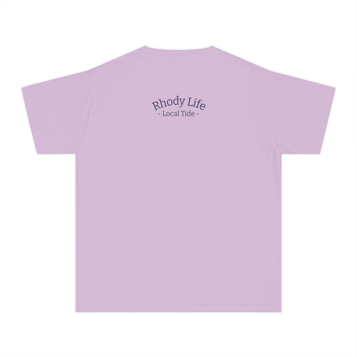 Youth Tee — Back to School Fish Tee — "Rhody Life" Coastal Graphic T-Shirt