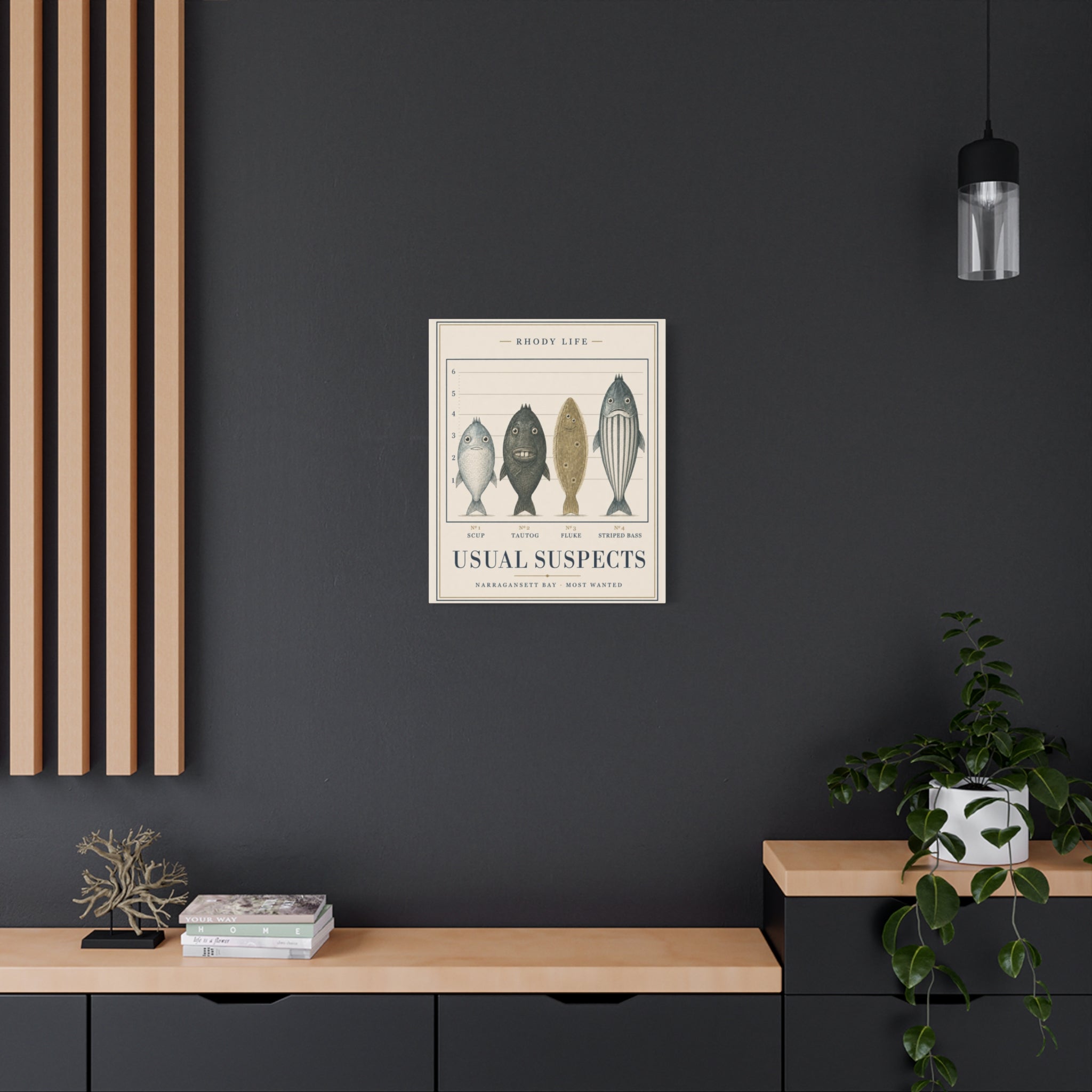 Usual Suspects Canvas Art - Narragansett Bay's Most Wanted