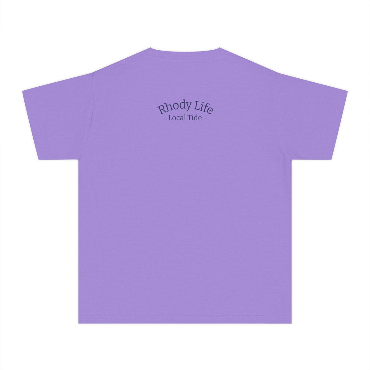 Youth Tee — Back to School Fish Tee — "Rhody Life" Coastal Graphic T-Shirt