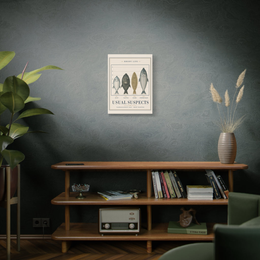 Usual Suspects Canvas Art - Narragansett Bay's Most Wanted