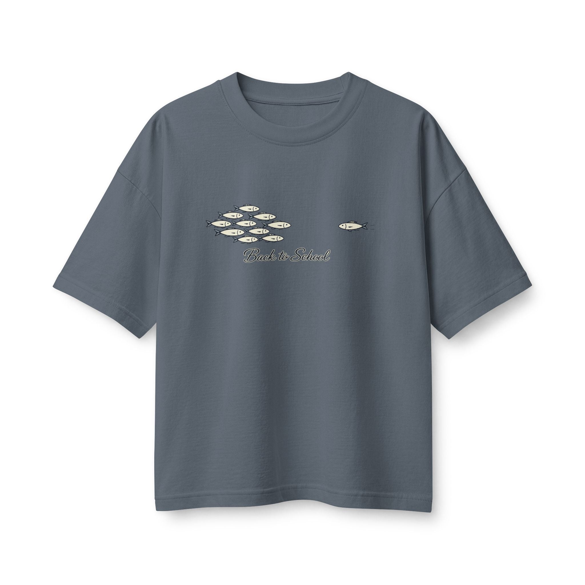 Rhody Life "Back to School" Women's Tee Dark — Coastal Fish School Graphic