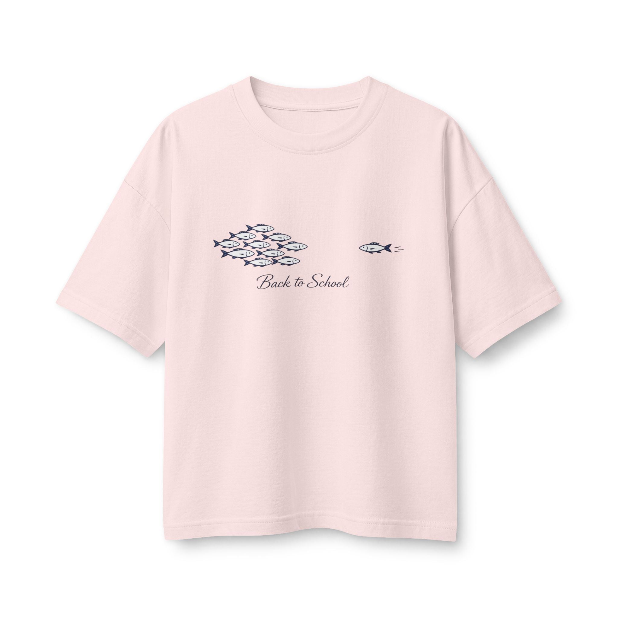Back to School Fish Tee — "Rhody Life" Coastal Graphic T-Shirt