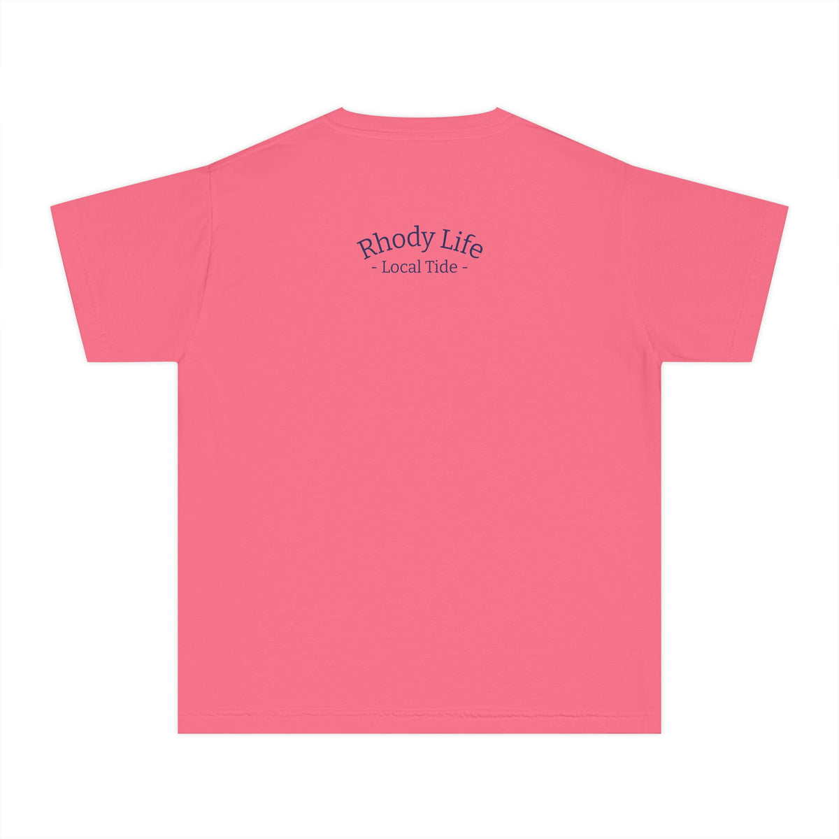 Youth Tee — Back to School Fish Tee — "Rhody Life" Coastal Graphic T-Shirt