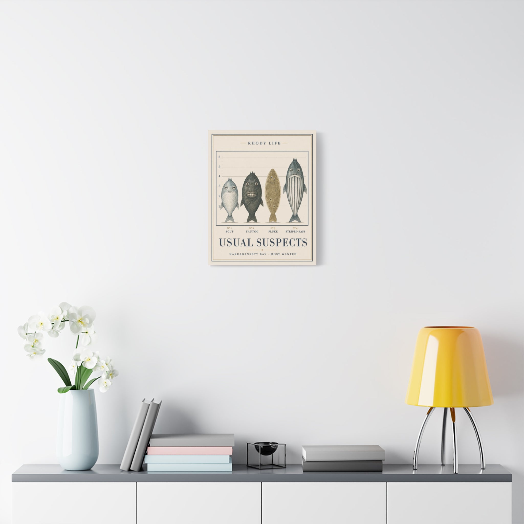 Usual Suspects Canvas Art - Narragansett Bay's Most Wanted