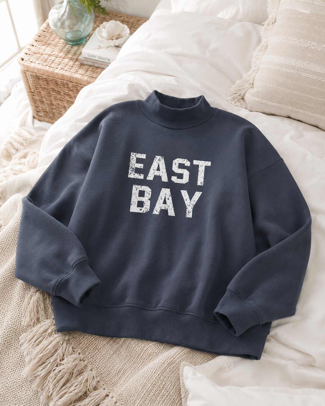 Rhody Life East Bay Mock Neck Sweatshirt