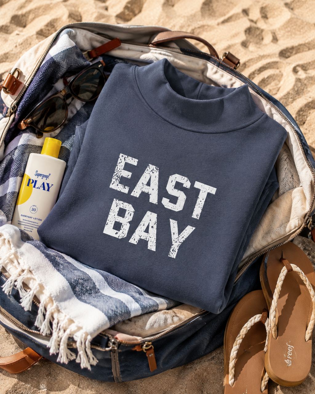 Rhody Life East Bay Mock Neck Sweatshirt