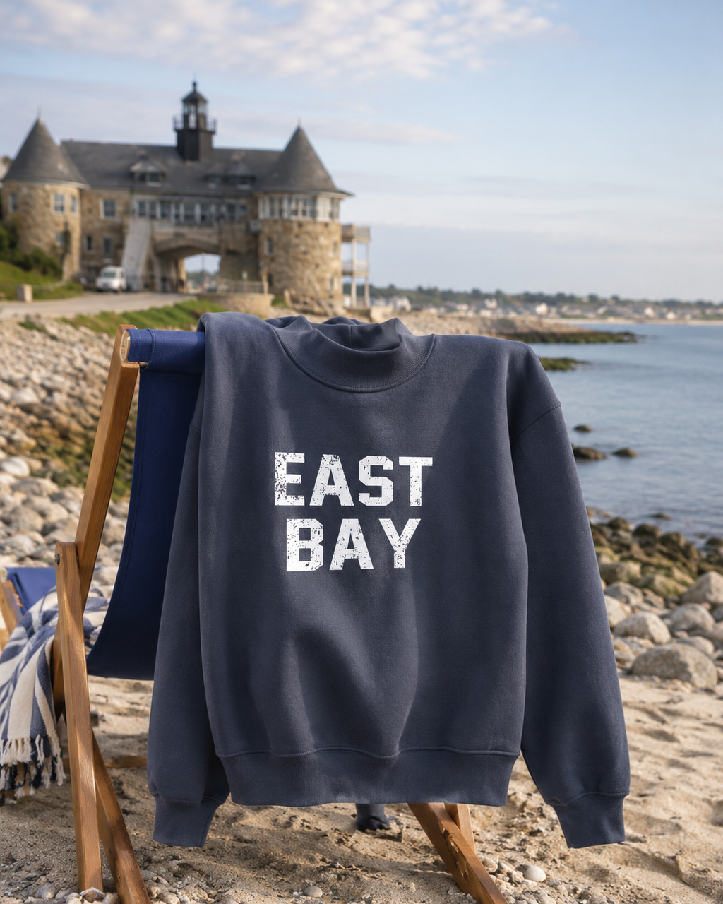 Rhody Life East Bay Mock Neck Sweatshirt
