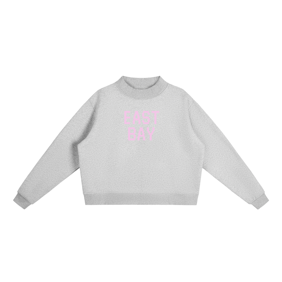 Rhody Life East Bay Stitched Fleece Mock-Neck Crew Sweatshirt